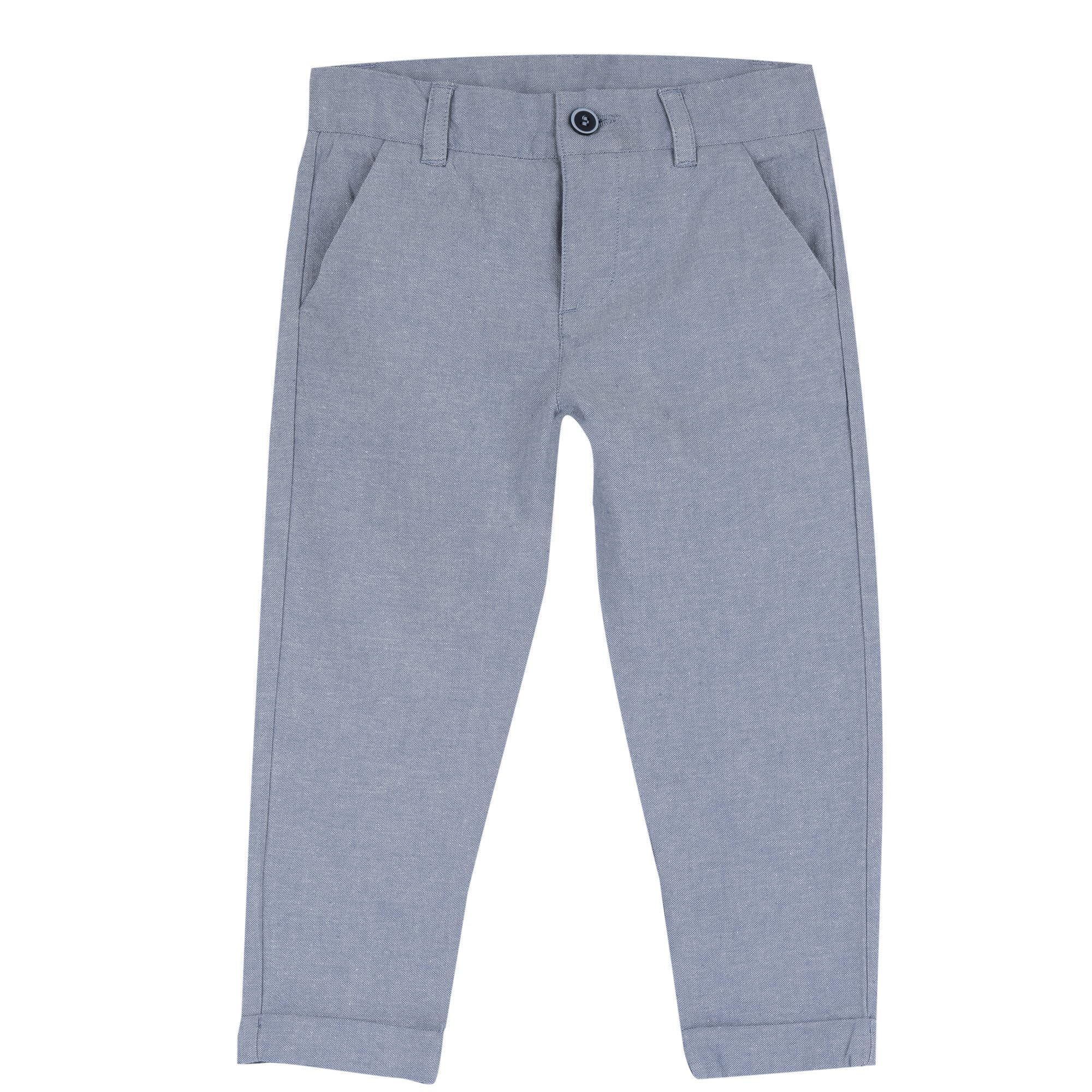 Chicco, Pantaloni Bambino Lunghi, 100% Cotone, Vita Elasticizzata