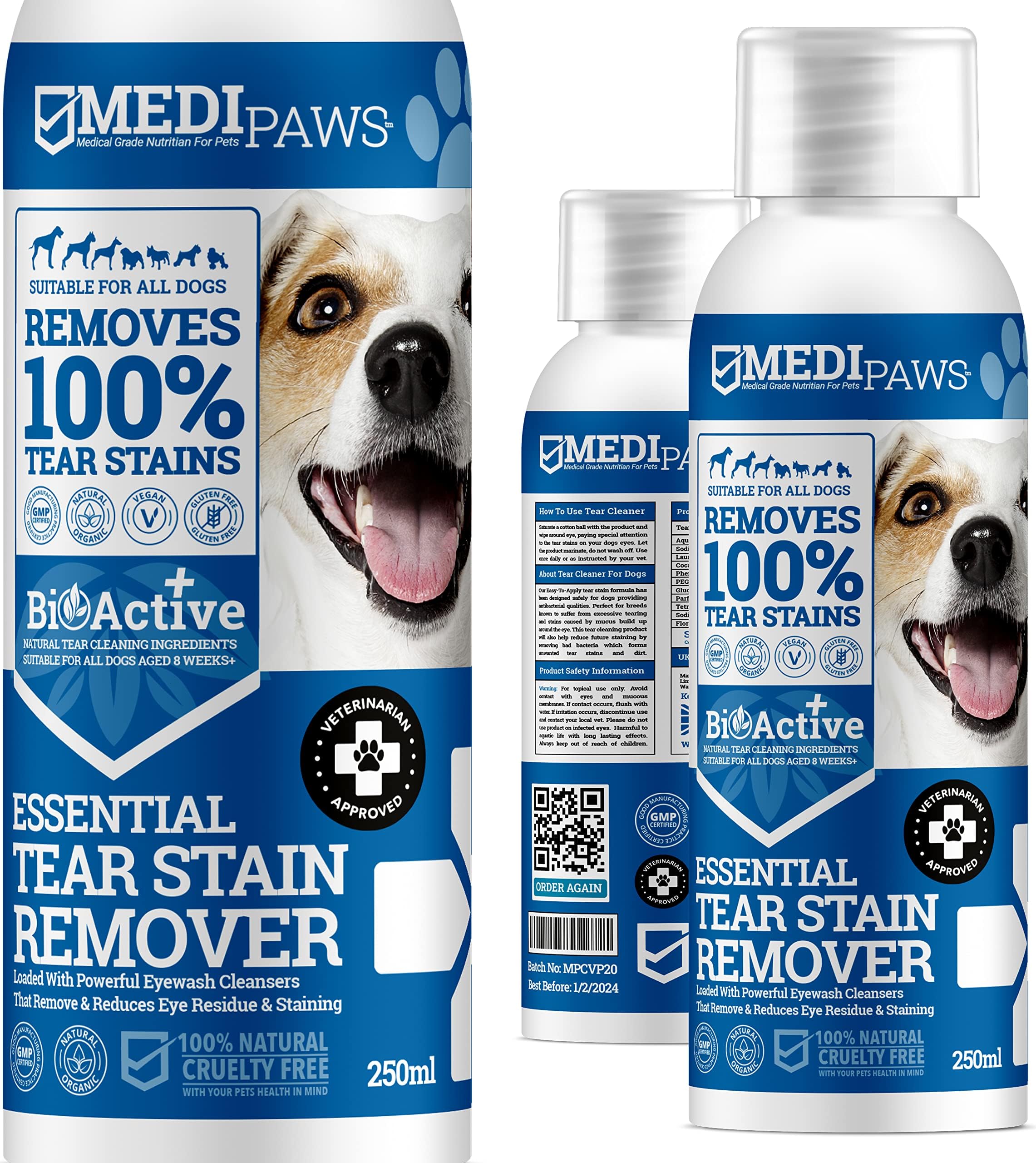 Pet Tear Stain Remover Balm 1 oz (30g) Natural, PlantBased Eye Care