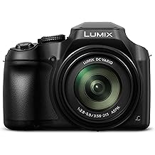 Panasonic LUMIX 4K Digital Camera, 18.1 Megapixel Video Camera, 60X Zoom DC VARIO 20-1200mm Lens, F2.8-5.9 Aperture, Power O.I.S. Stabilization, Touch Enabled 3-Inch LCD, Wi-Fi, DC-FZ80K Black