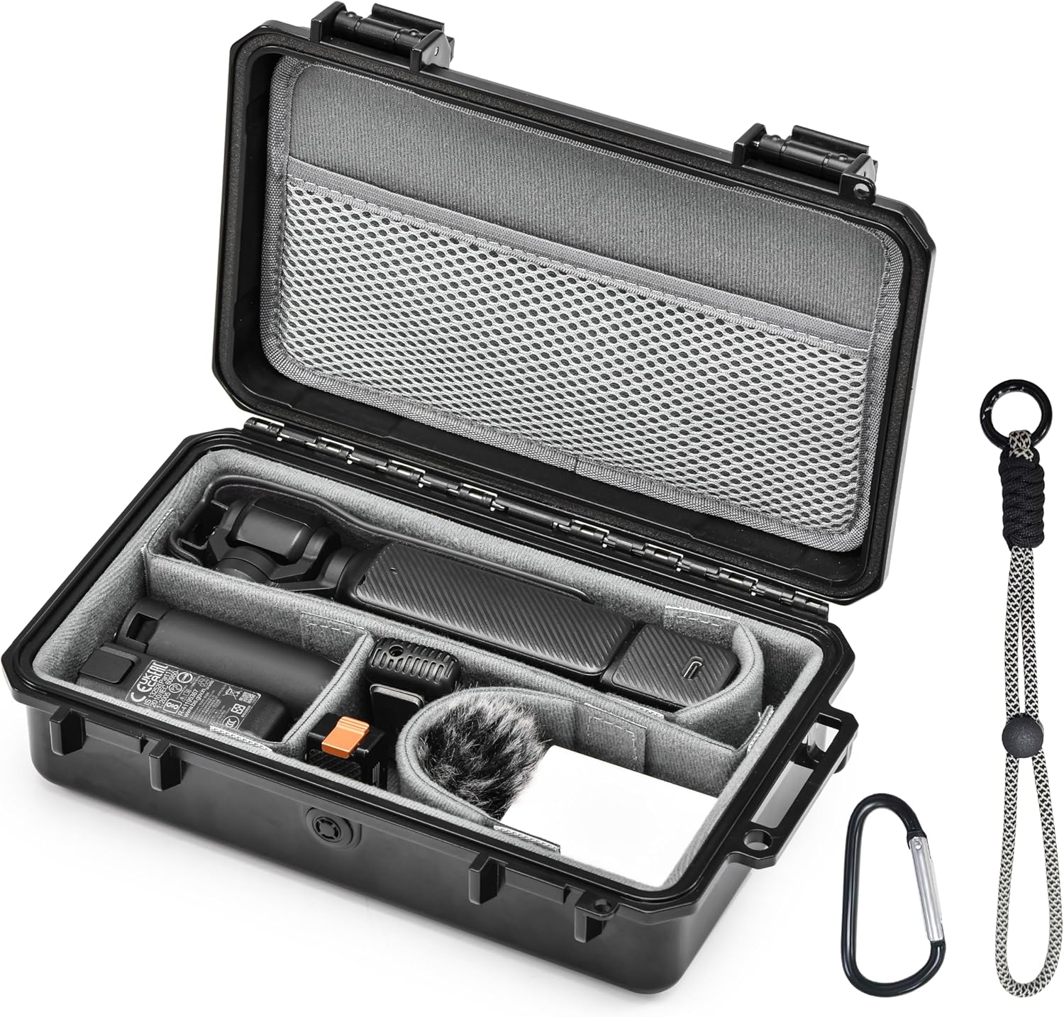 Carrying Travel Hard Case For DJI Osmo Pocket 4 Creator Combo/For Xtra Muse Accessories DIY Waterproof Carrying Bag for Pocket 4 3 /OM 7P/8 Power Expansion Combo/Vlogging (Case Only)