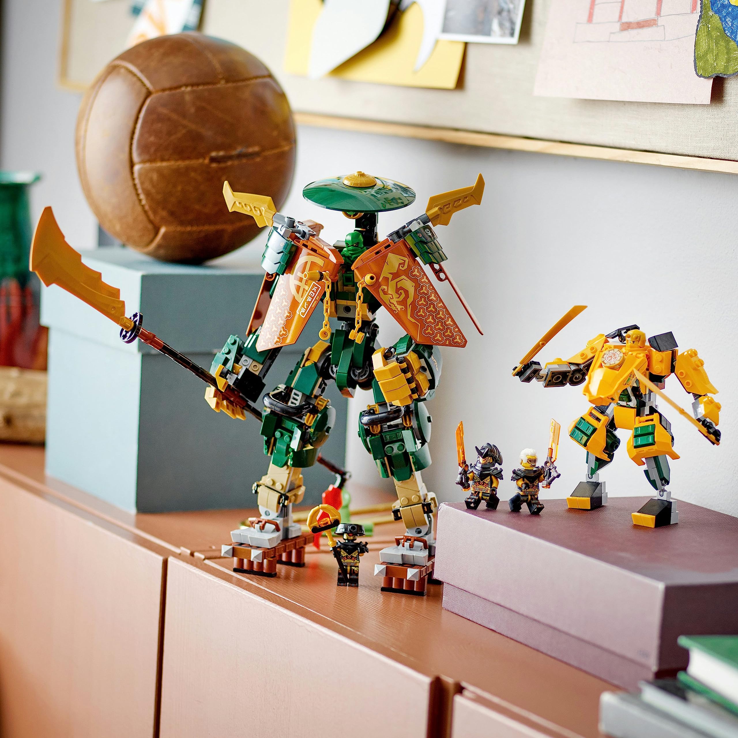 LEGO® NINJAGO® Lloyd and Arins Ninja Crew Roboter 71794 Spielzeug Building Kit (764 Stück)