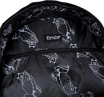RIPNDIP Lord Nermal Backpack, Hands Backpack, 15 x 22 x 5