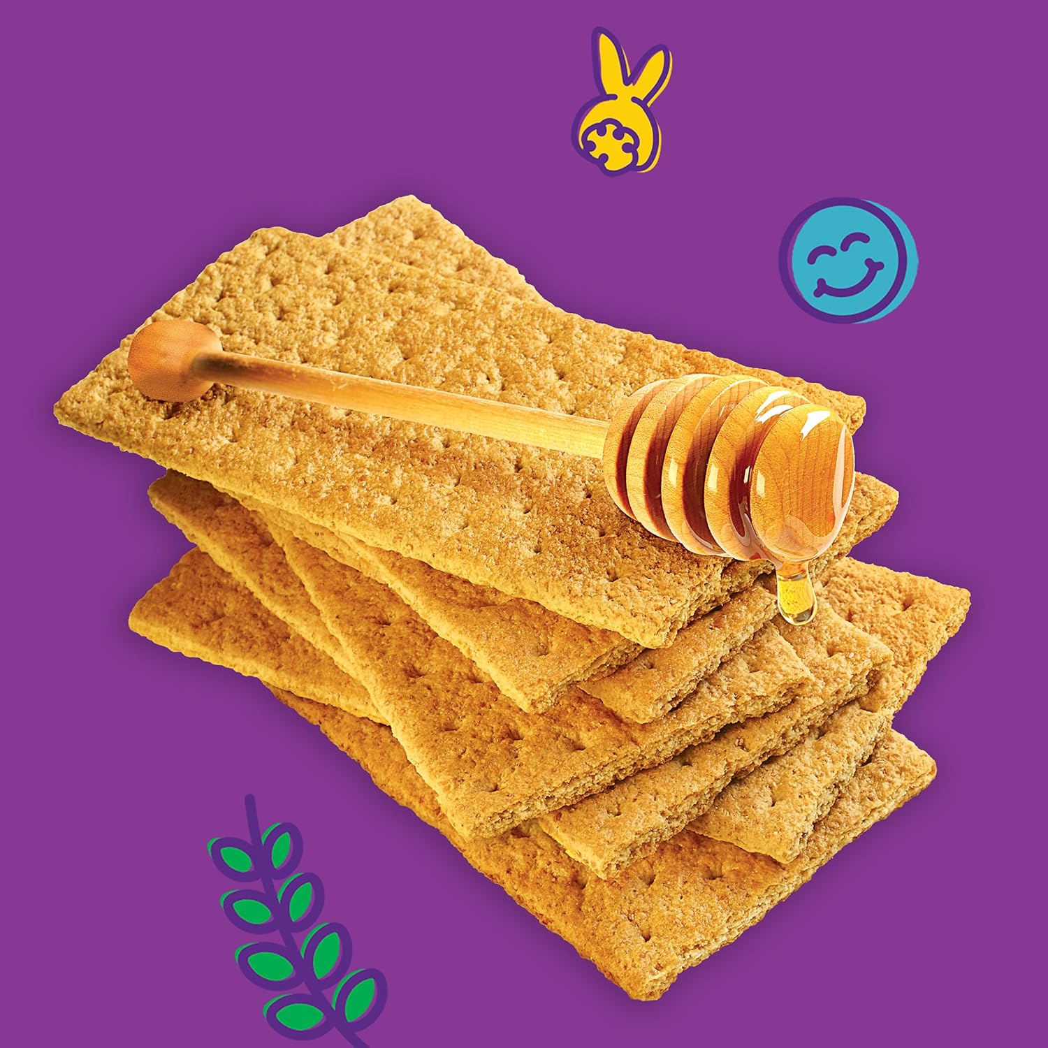 Annie’s Organic Honey Graham Cracker Bricks 14.4 oz (Pack of 4)