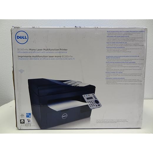 Dell Computer B1165nfw Wireless Monochrome Printer with Scanner, Copier and Fax