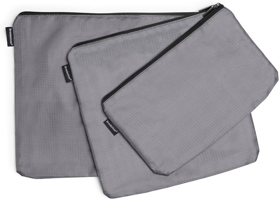 Amazon.com | Brookstone Travel Pouche Set - 3 Piece Flexible and