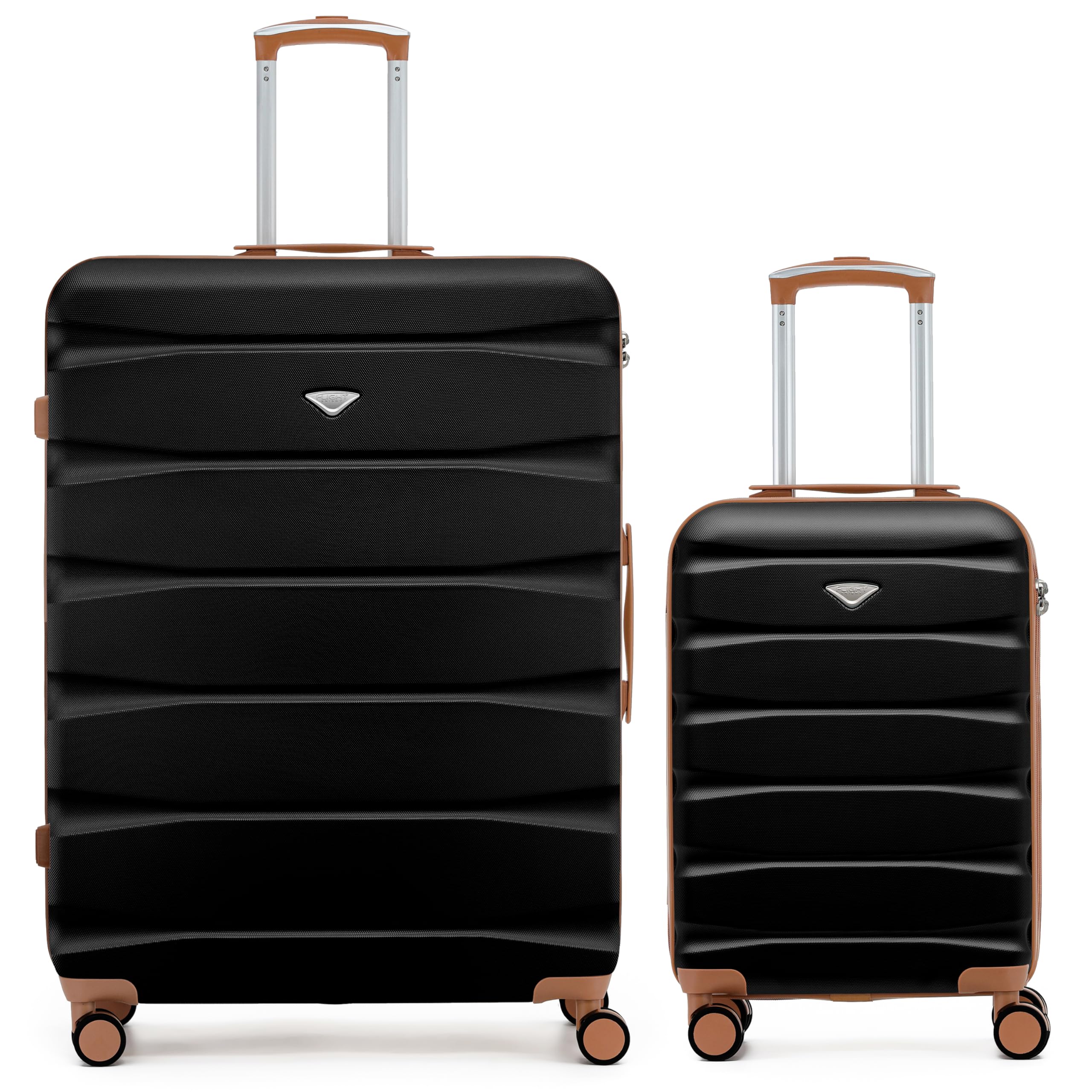 Flight Knight Underseat Cabin Suitcase 45x36x20cm | Free Hand Luggage for EasyJet & Wizz Air | Lightweight ABS Hard Shell with 8 Silent-Glide Spinner Wheels | Max Space Travel Bag — view 172