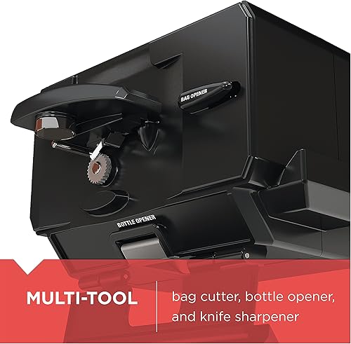 Miniatura 2 de Abrelatas multiuso ahorrador de espacio debajo del armario CO100B de Black + Decker, color negro, Abrelatas, Negro