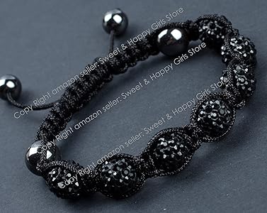 アクセサリー MASU CHARM BRACELET(BLACK) Amazon.com: YASUTGAS 8mm Charm Beads Bracelets for Men with
