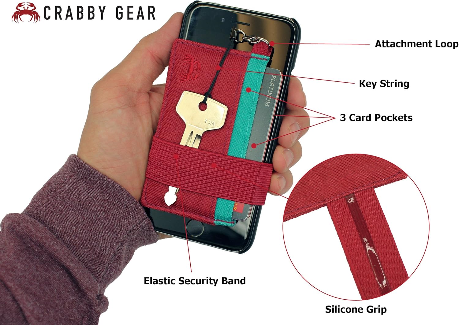 Crabby Wallet - Thin Minimalist Front Pocket Wallet - C3 Canvas Wallet,Kanosh,One Size - Image 4