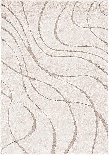 Miniatura 10 de SAFAVIEH Rodeo Drive Collection - Alfombra cuadrada de 4 pies, color dorado, hecha a mano de lana abstracta moderna de mediados de siglo, ideal para