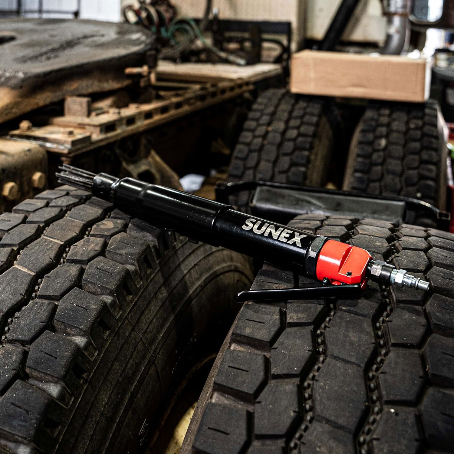 SUNEX TOOLS SX247 Heavy Duty Air Needle Scaler