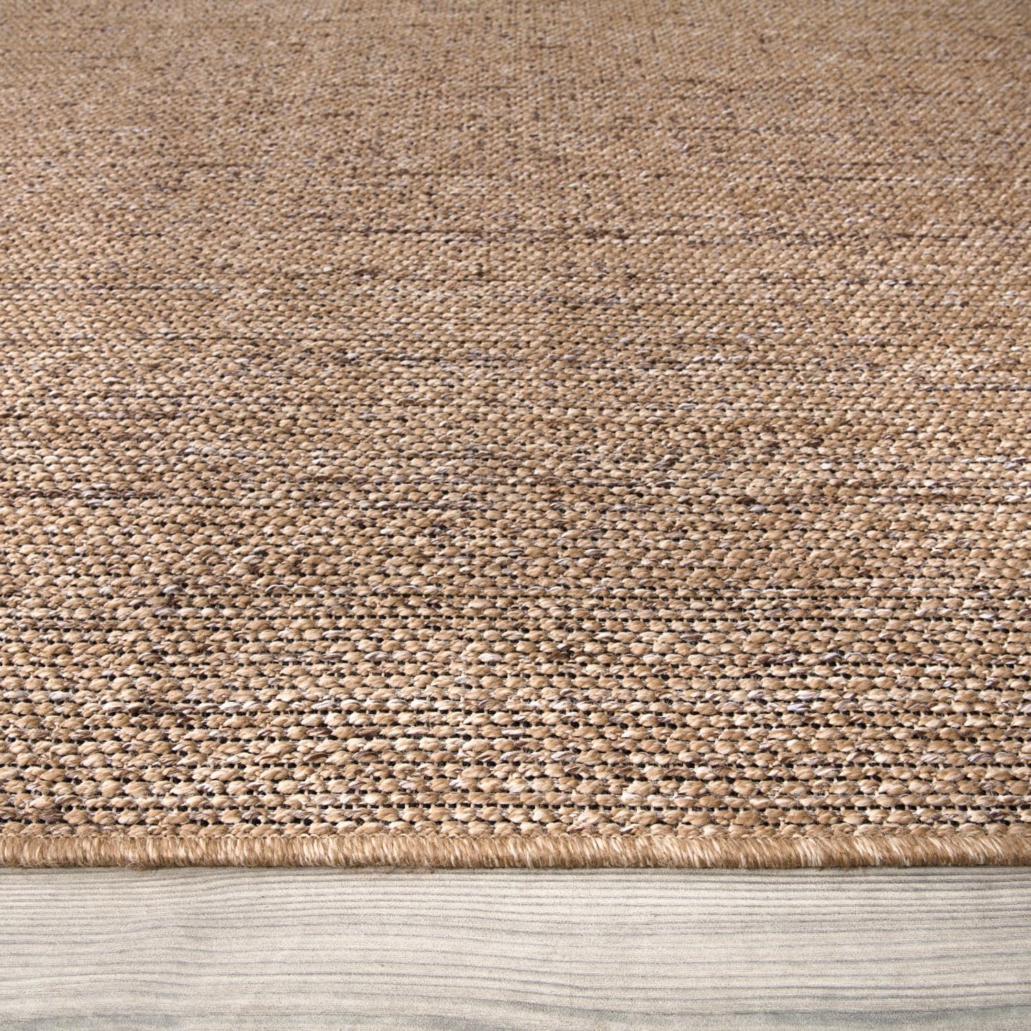 Paco Home Indoor and Outdoor Rug Modern Natural Look in Beige, Size: 6'7" x 9'2"