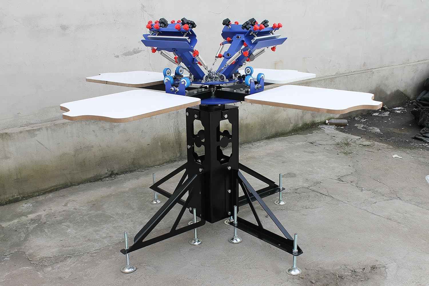4 Color Screen Printing Press T-shirt Screen Printing Kit Material Supply