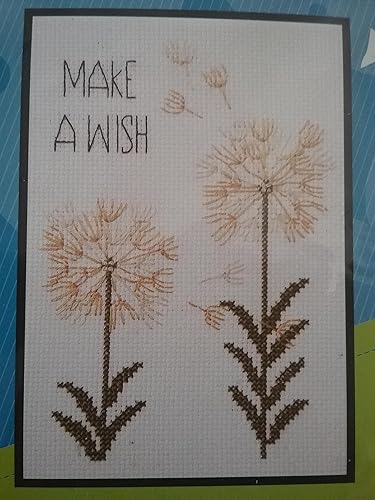Miniatura 4 de My 1st Stitch Make A Wish Mini Kit de punto de cruz contado, 5 x 7 pulgadas, 14 unidades
