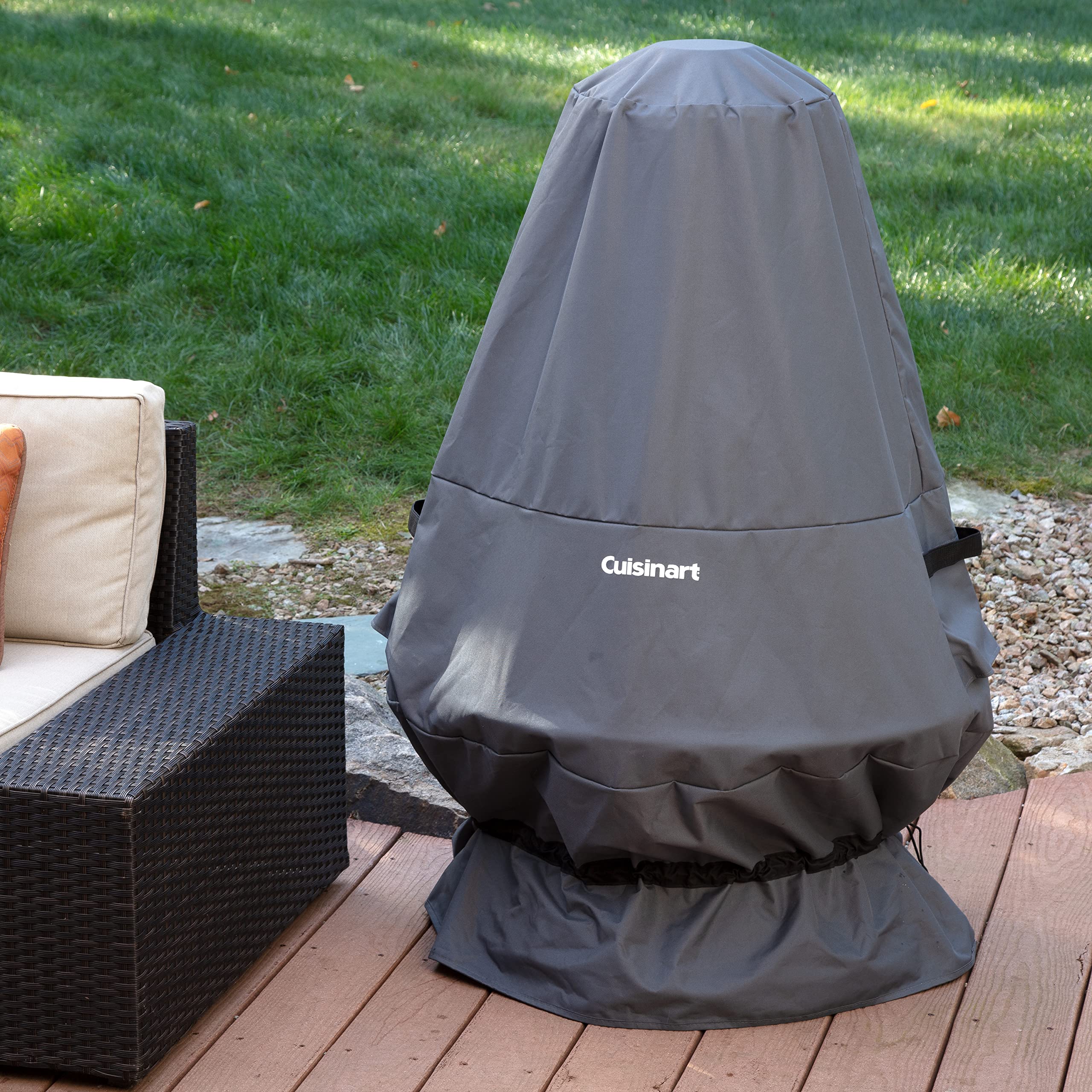 Cuisinart CHC-601 Chimenea Propane Fire Pit Heater Cover, Durable Rip-Resistant Polyester (Cover Fits COH-600) - Image 2