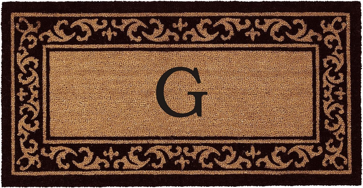 Calloway Mills Home & More 120063672AZ Kendall Monogram Doormat 3' x 6' (Letter G)