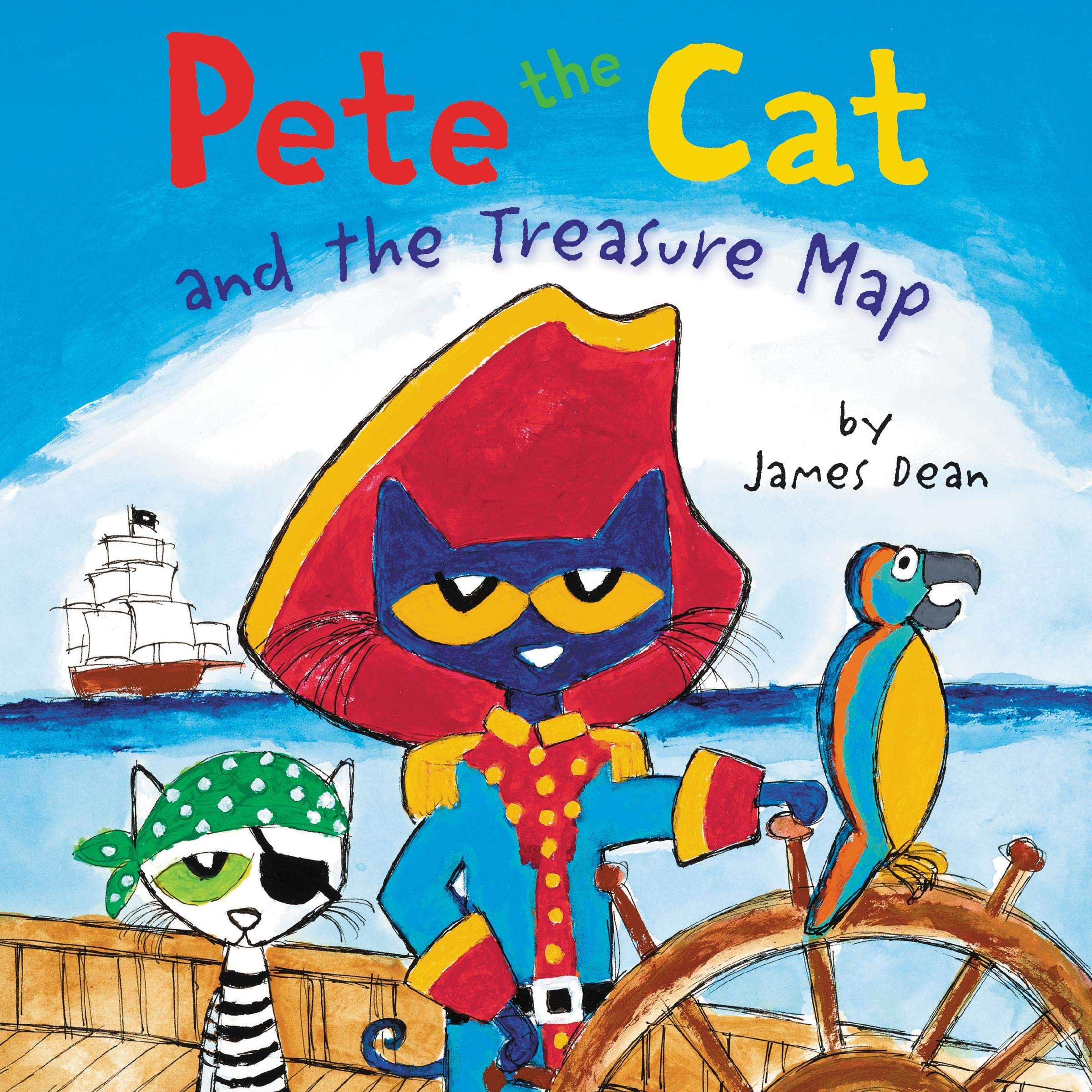 Cover art for Pete the Cat and the Treasure Map