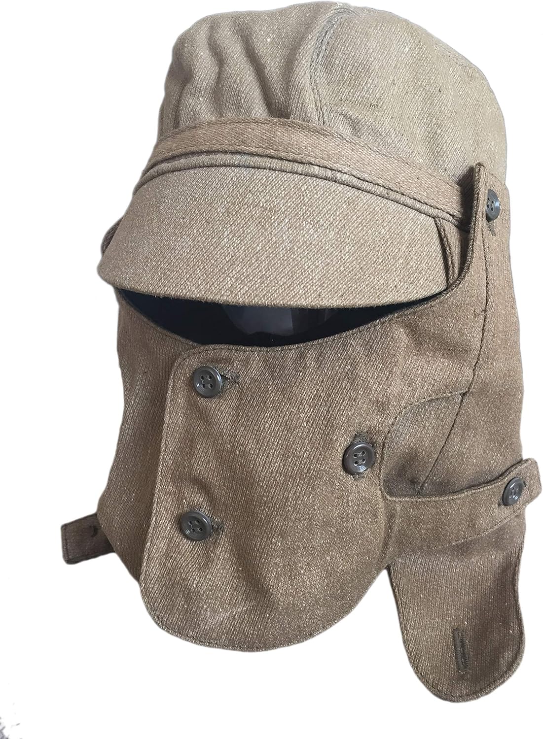 USSR Soviet Army Military Afghanistan War Combat Cap Hat Mask Syriyka with Removable Face Protection Cover