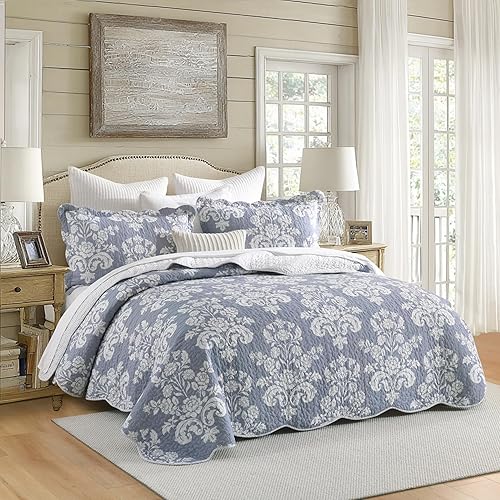 Vista 65 de Juego de edredón bohemio Queen, edredón 100% algodón, tamaño Queen, color beige, bohemio, estampado a rayas, ligero, reversible, para todas las Avena