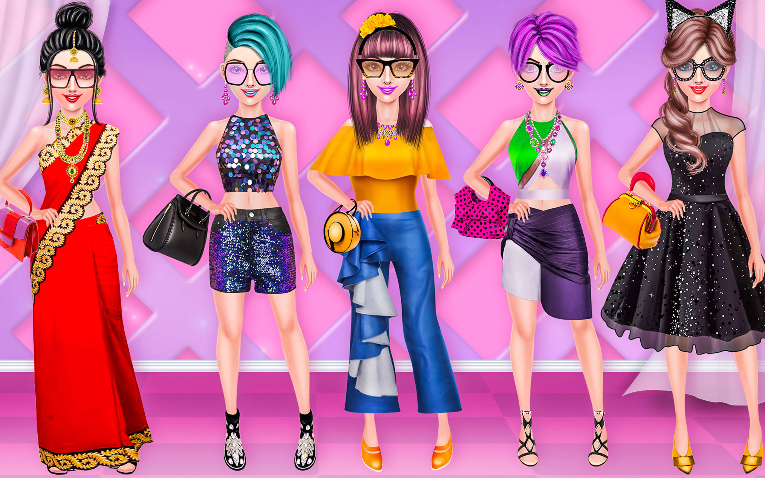 Girl Dress Up Jeux de mode et de styliste pour filles Application sur Amazon Appstore