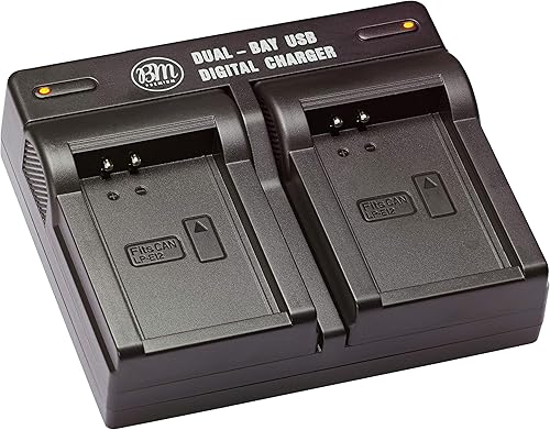 BM Premium Cargador de batería dual LP-E12 para cámaras Canon EOS-M, EOS M2, EOS M10, EOS M50, EOS M50 II, EOS M100, EOS M200, SX70 HS, Rebel SL1
