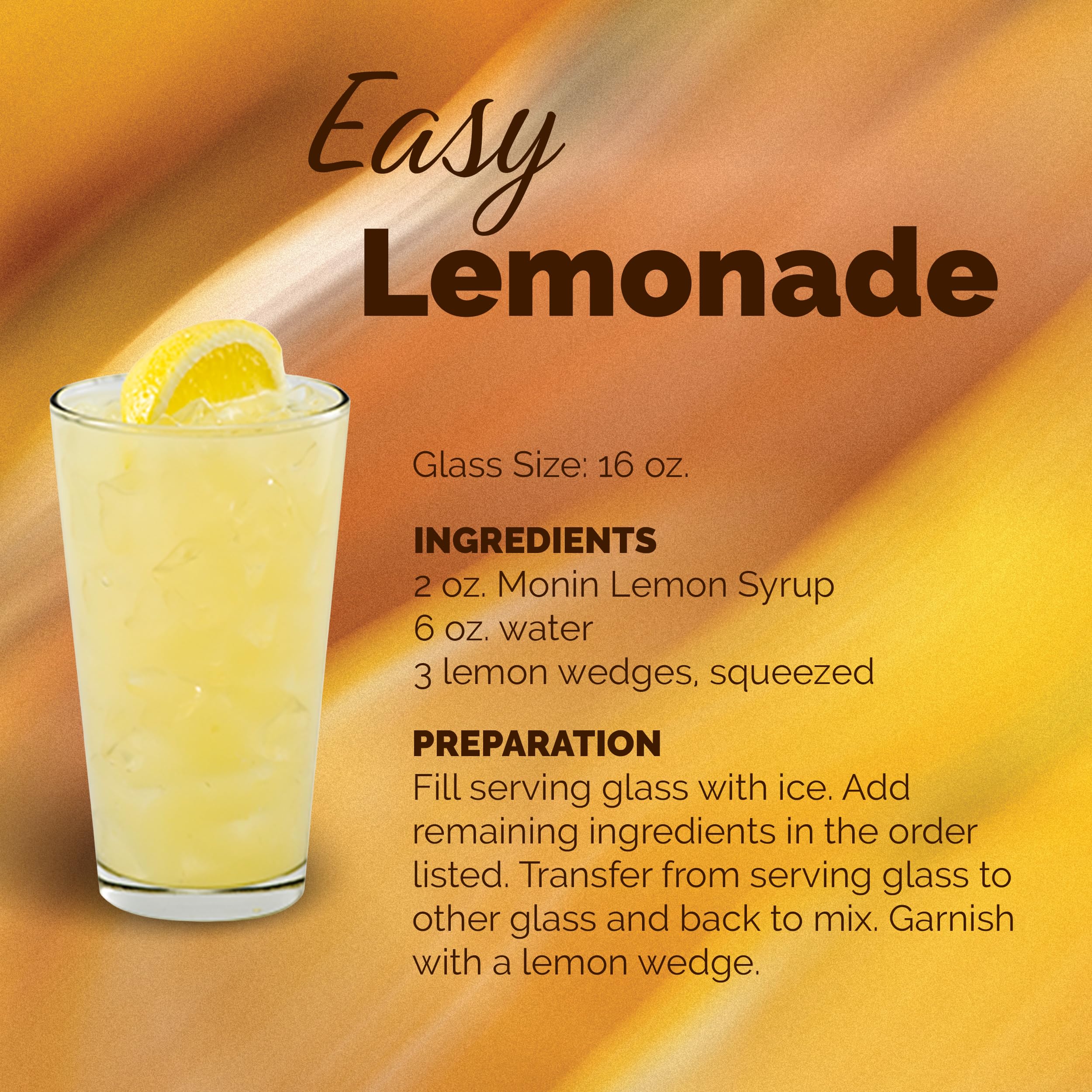 Amazon.com: Monin Lemon Syrup 750ml (25.4oz) : Grocery & Gourmet Food