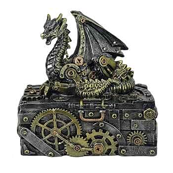 ドラゴン 置物 Amazon.co.jp: 銅像 スチームパンク ドラゴン 置物 メカニカル 7