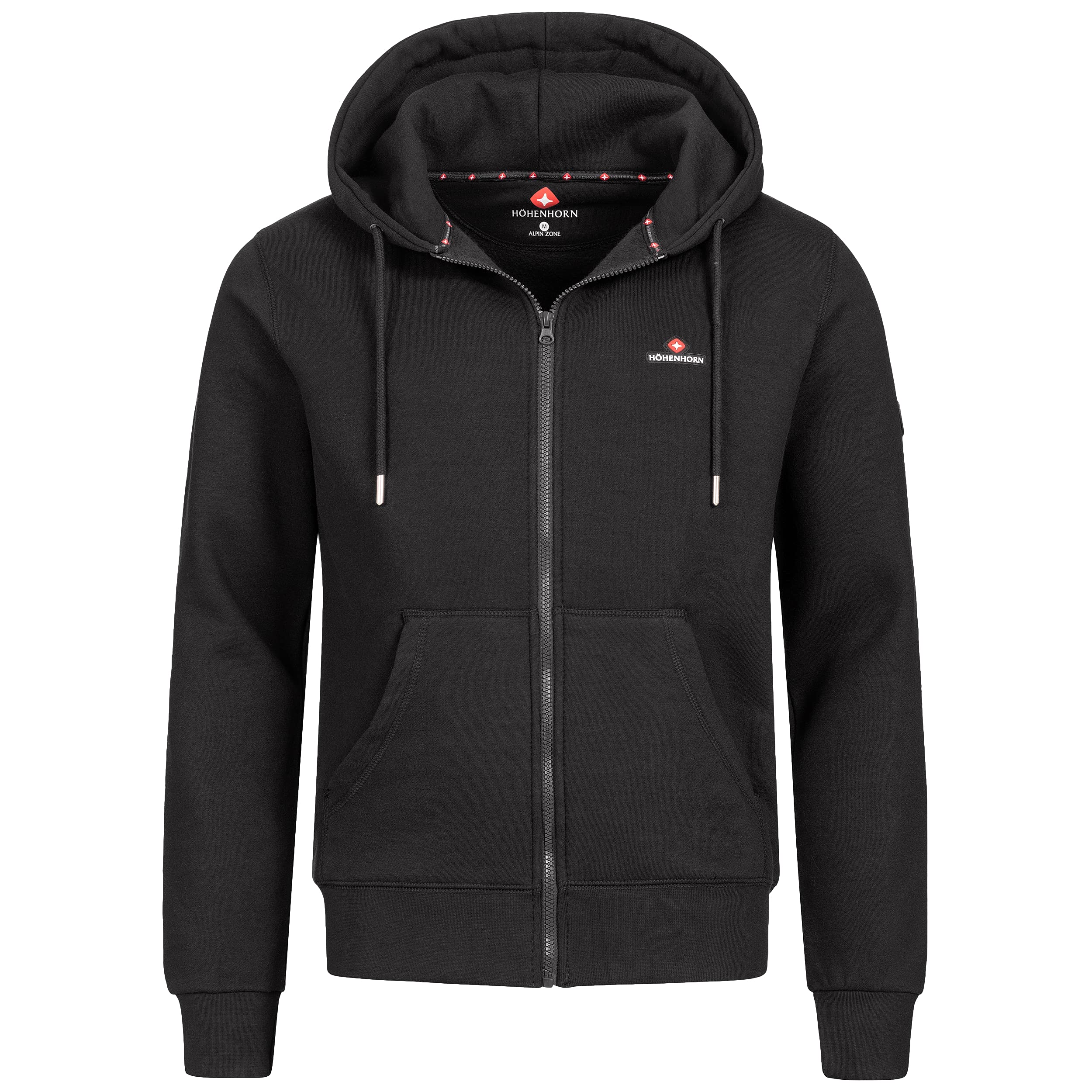 Höhenhorn Katan Men's Hoodie Pullover Sweatshirt Hoodie - Black - X-Large
