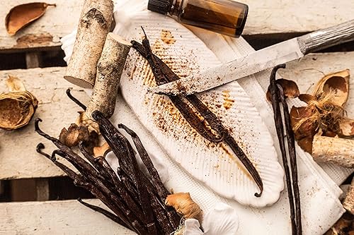 Miniatura 6 de Granos de vainilla de 14 libras - Cápsulas de extracto entero de grado B para hornear extracto casero preparación café cocinar 4 onzas  Tahitiano