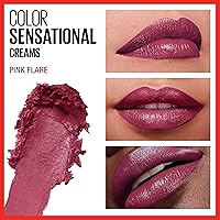 Vista 63 de Maybelline Color Sensational Lipstick, Lip Makeup, Cream Finish, Hydrating Lipstick, Rum Riche, Deep Nude ,1 Count #BLUSHING BUD