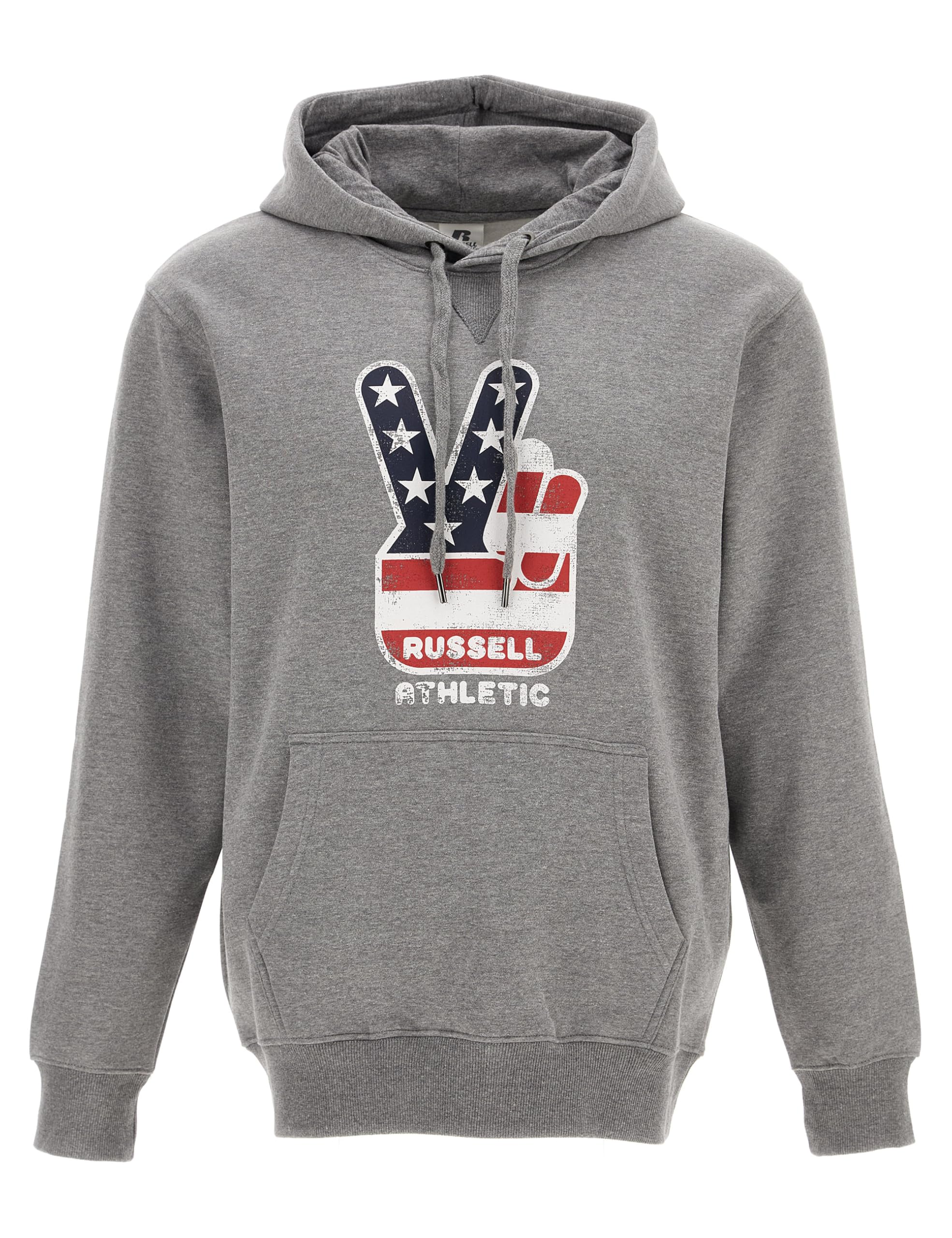 Russell Athletic Mens Pullover Hoody Nuring Tunic, Collegiate Grey Marl, S EU