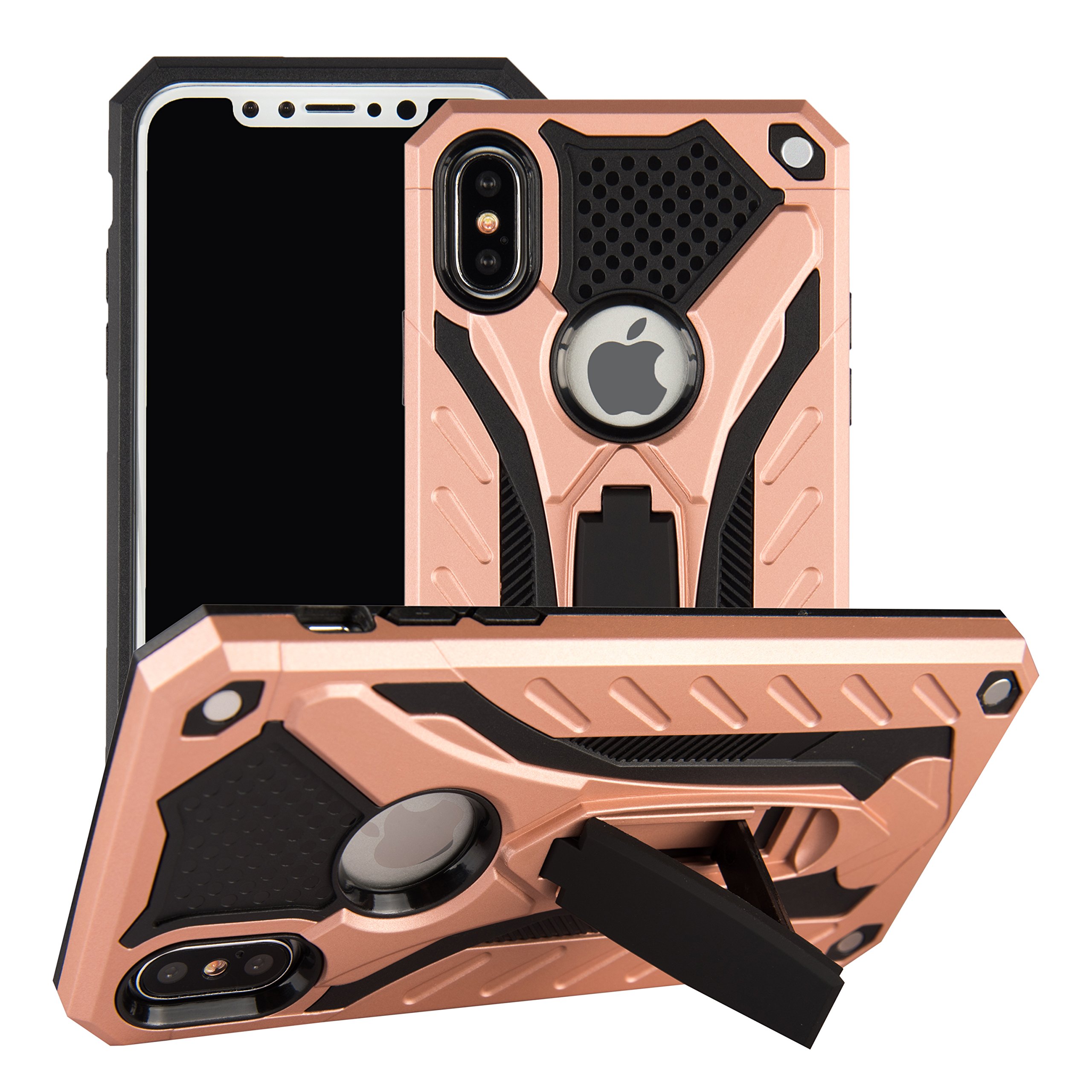 MILAN NICE Funda para iPhone 12 Pro MAX de Silicona y PC Antigolpes Carcasa Protectora Anti-arañazos y Antideslizante con Soporte Incoporado (Rojo)(6.7) — view 17