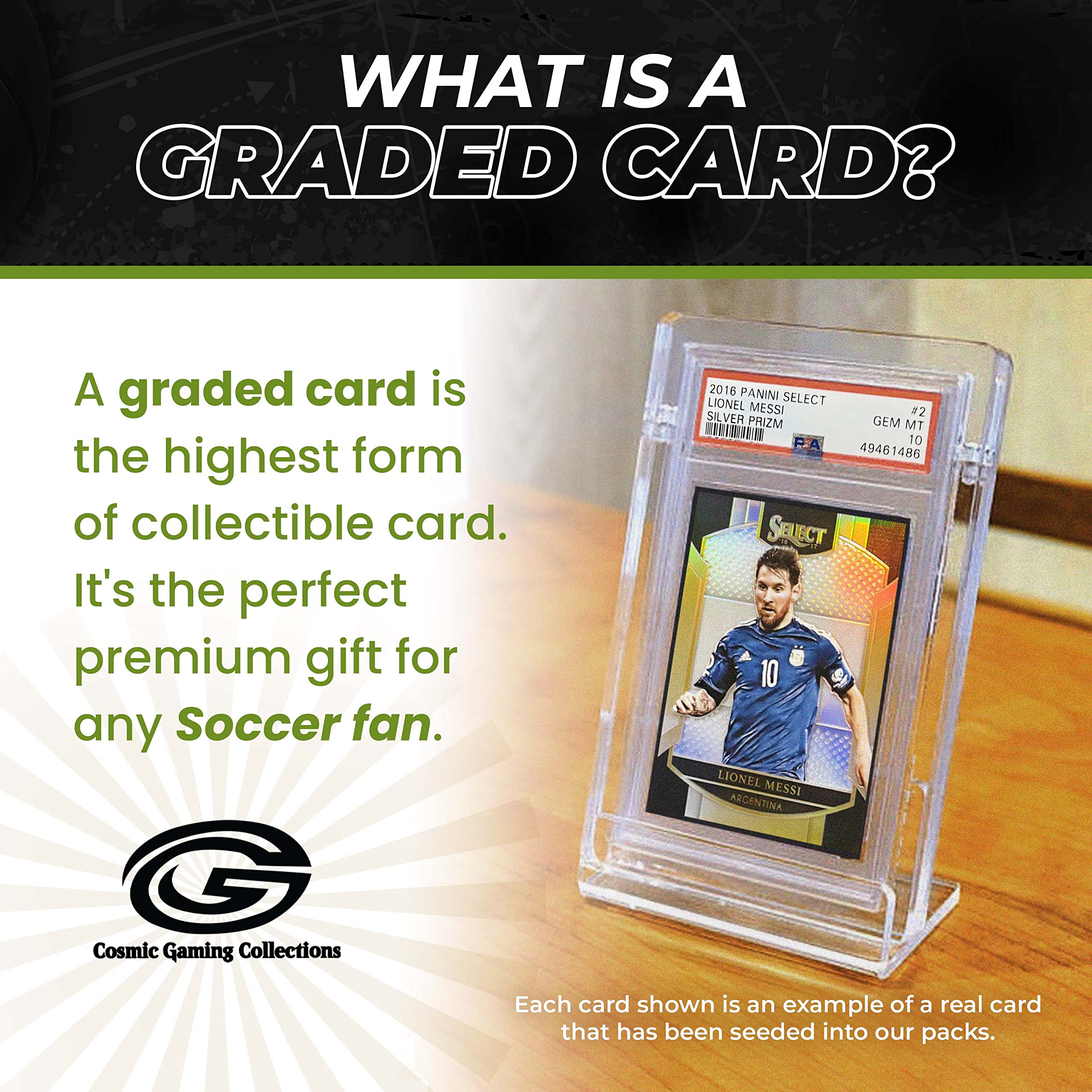 Buy Soccer Graded Card Mystery Booster Pack | PSA or BGS