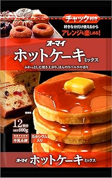 Amazon | オーマイ ホットケーキミックスチャック付き 600g×2個