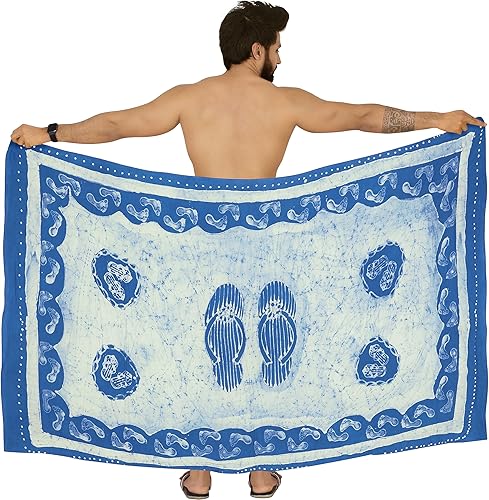 Miniatura 7 de LA LEELA Pareo de baño hawaiano para hombre