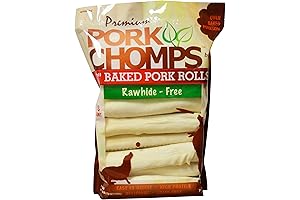 Pork Chomps Baked Pork Skin Dog Chews - The Savory Treat Your Dog Craves