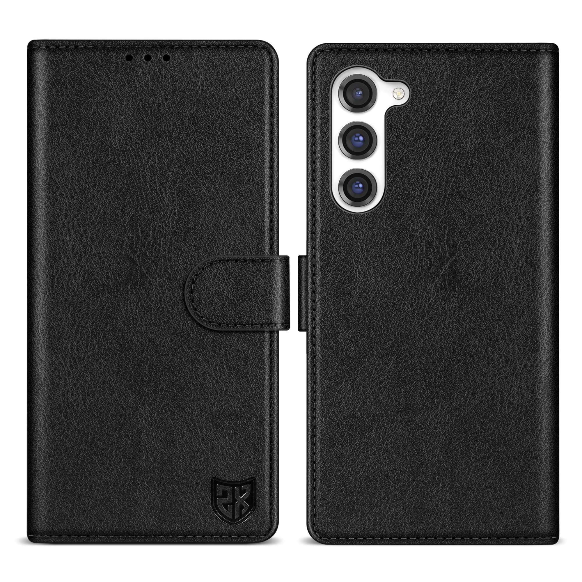 ZZXX for Samsung Galaxy S23 Plus Wallet Case with [RFID Blocking] Card Slot Kickstand Magnetic Closure Leather Flip Fold Protective Phone Case for