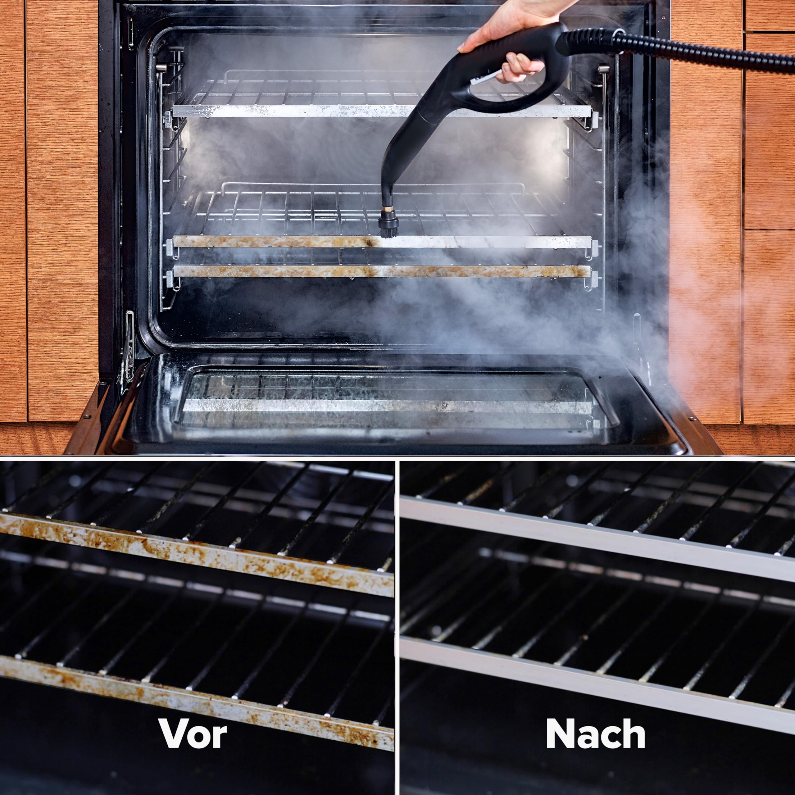 Dupray Neat Dampfreiniger – leistungsstarker Multifunktions-Dampfreiniger für Haus, Böden, Fliesen, Fugen, Möbel, Matratzen, Fenster, Autos & mehr (Neat + 17 Zubehörteile)