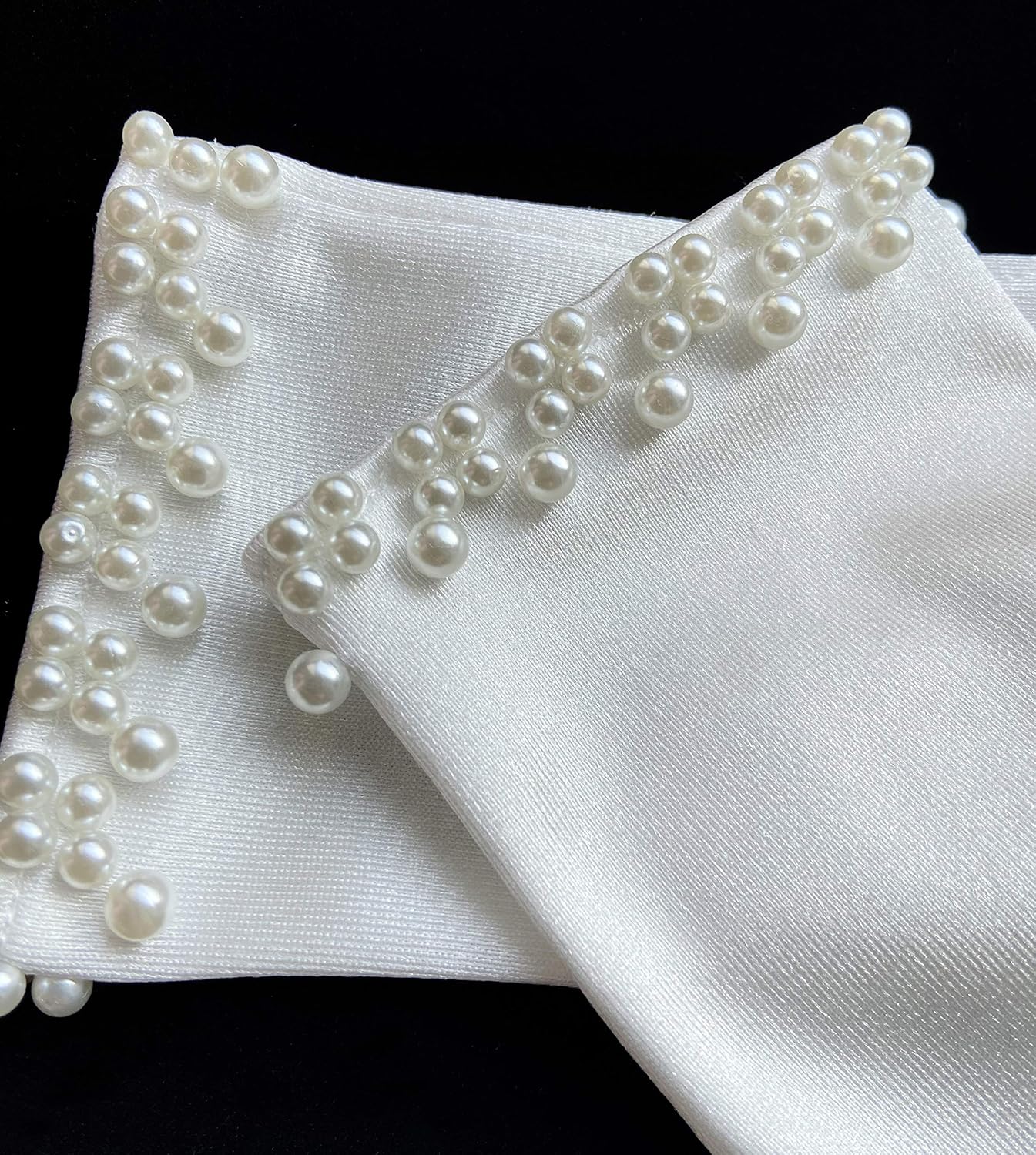 Gionforsy Floral Lace Gloves for Bridal Elegant Short Wrist Gloves for Wedding Opera Dinner Party - Image 6