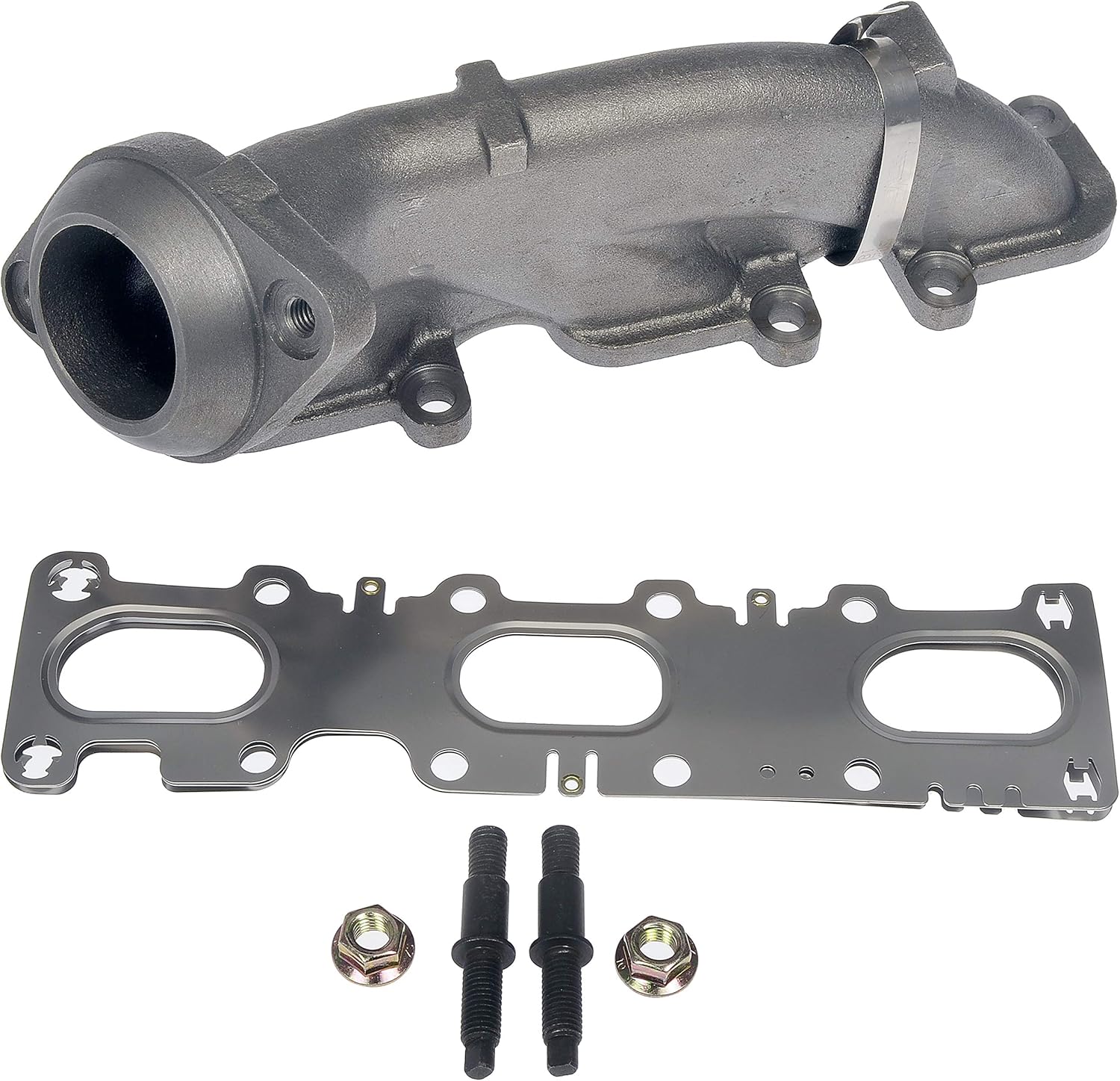 Dorman 674-715 Passenger Side Exhaust Manifold Kit - Includes Required Gaskets and Hardware Compatible with Select Ford Models