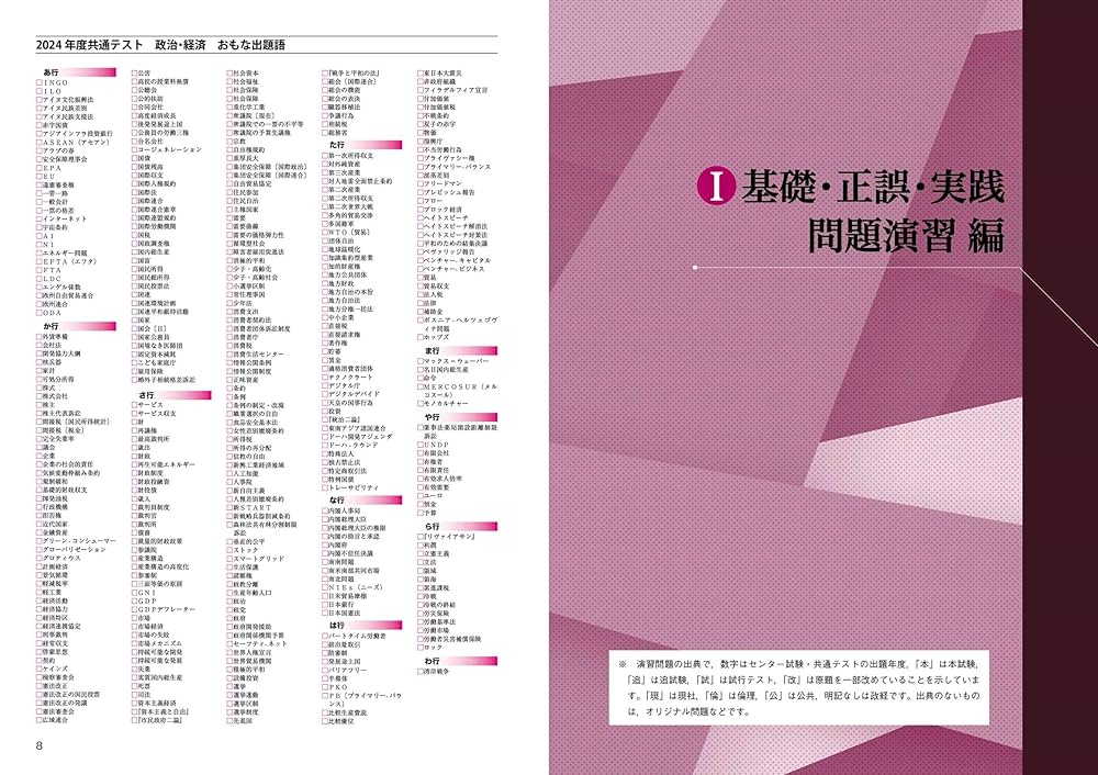 公共・政治経済セット 共通テスト用政経参考書のおすすめ人気ランキング【2025年