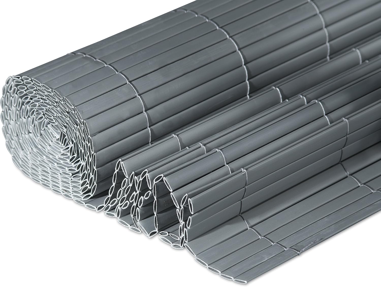 Windhager Presidio 06781 Plastik Bambu Görünümlü, Bahçe Ve Balkon İçin Görüntü Koruması, Antrasit, 100 X 300 Cm, 06781