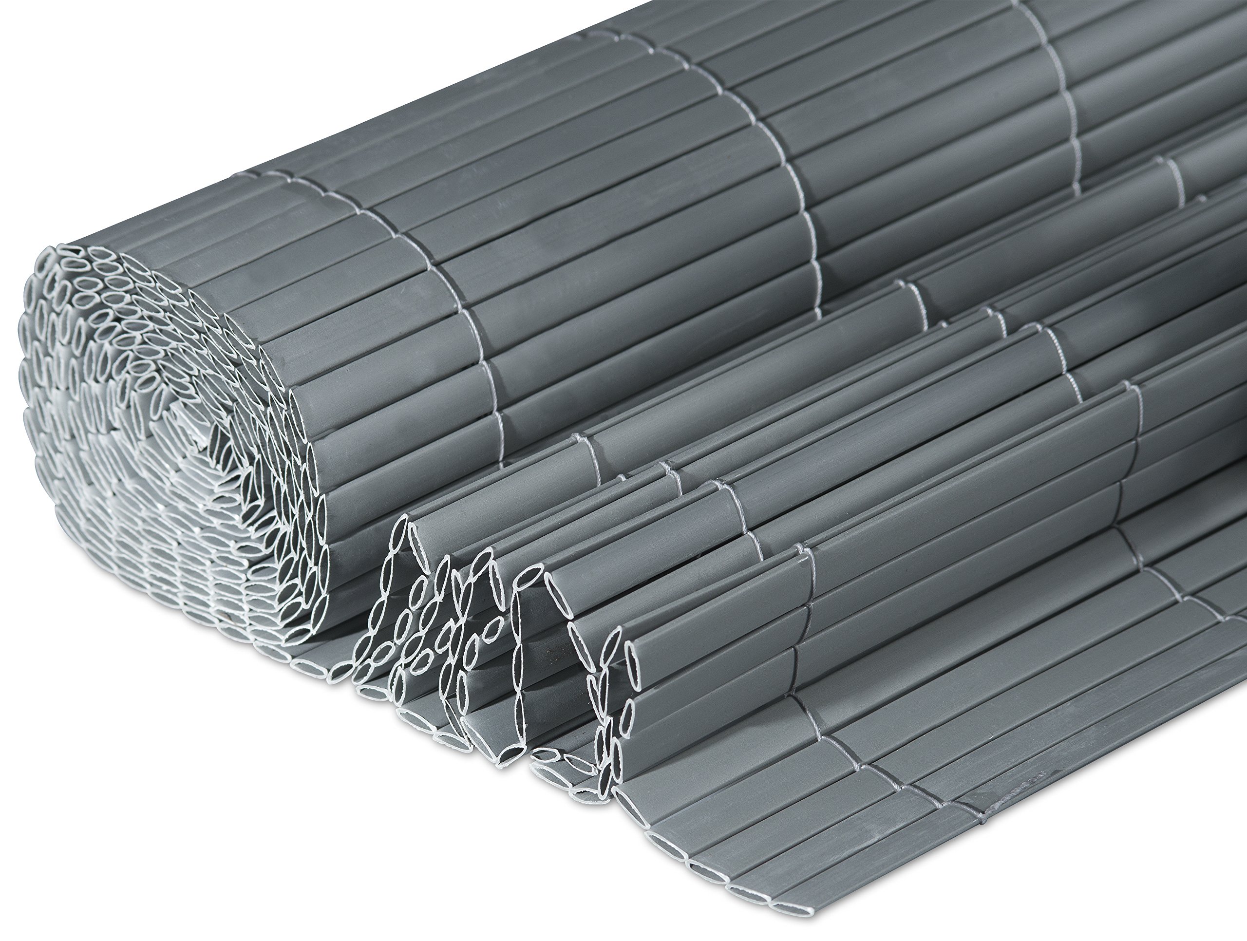 Windhager Presidio 06781 Plastik Bambu Görünümlü, Bahçe Ve Balkon İçin Görüntü Koruması, Antrasit, 100 X 300 Cm, 06781