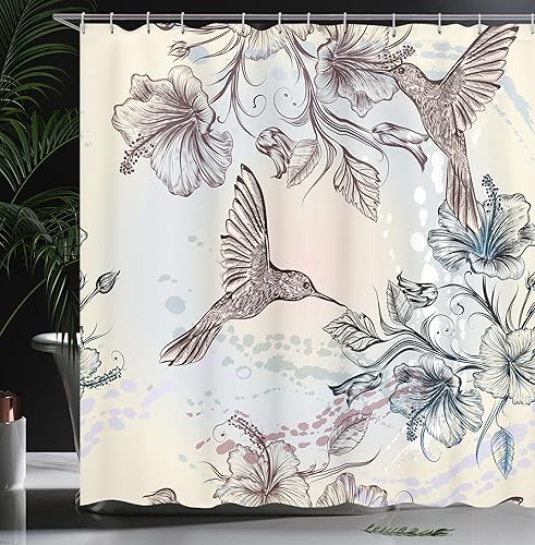 Miniatura 3 de Cortina para regadera de baño de poliéster de la línea Decor Collection de Ambesonne