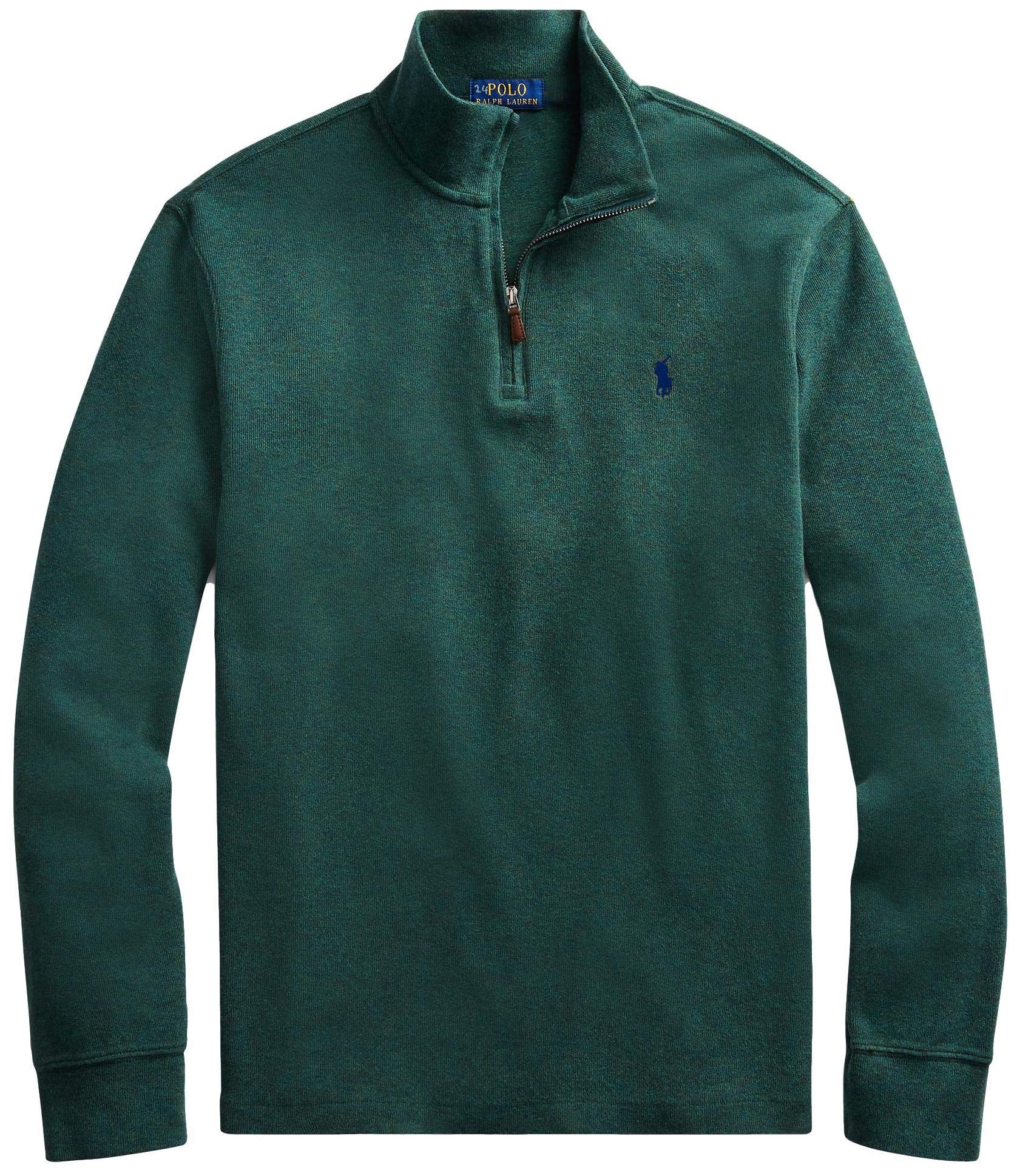 Men's Long Sleeve Fleece Quarter Zip Sweatshirt