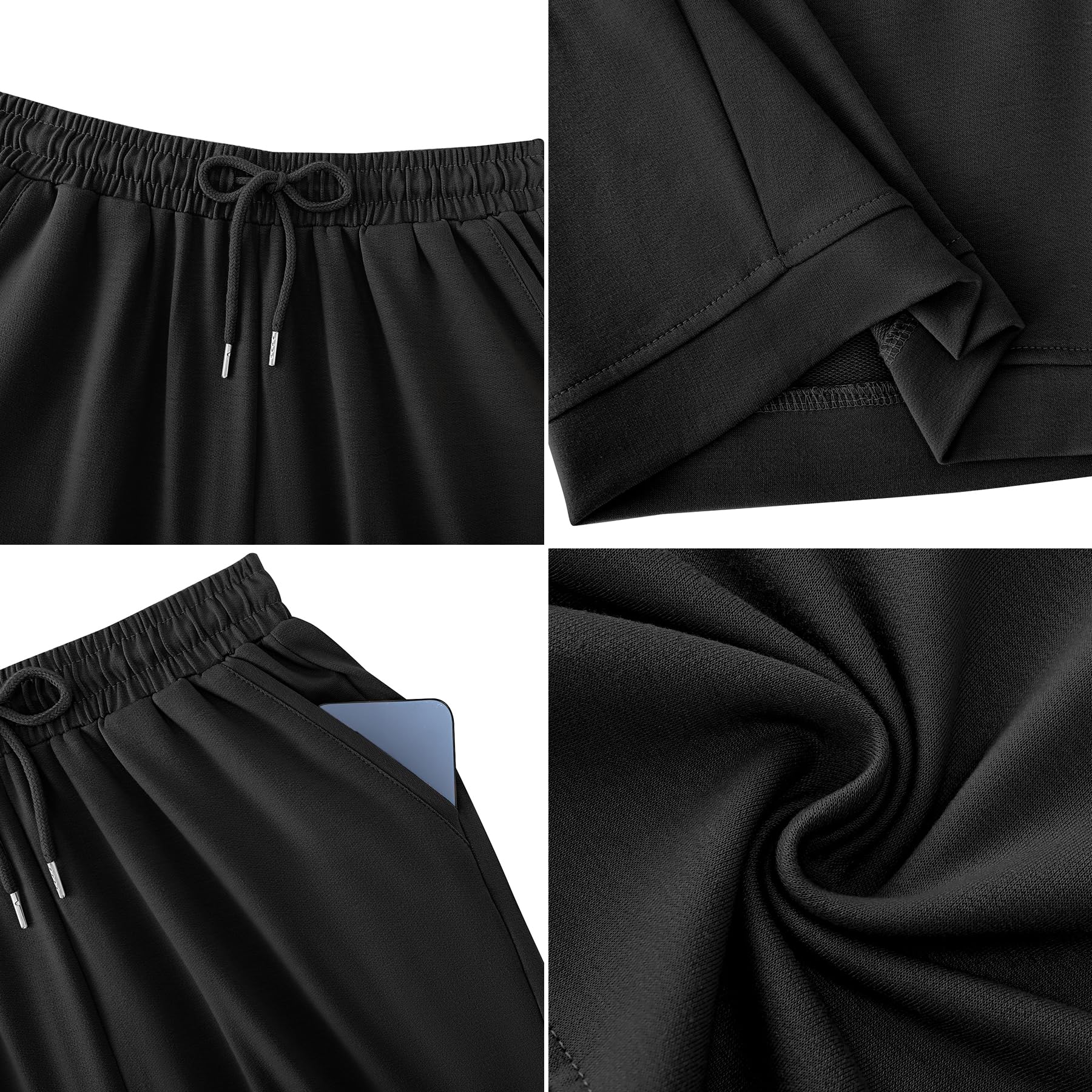 Uniexcosm Pantaloncini da Donna Corti con Tasche Pantaloncini Donna Estivi con Coulisse