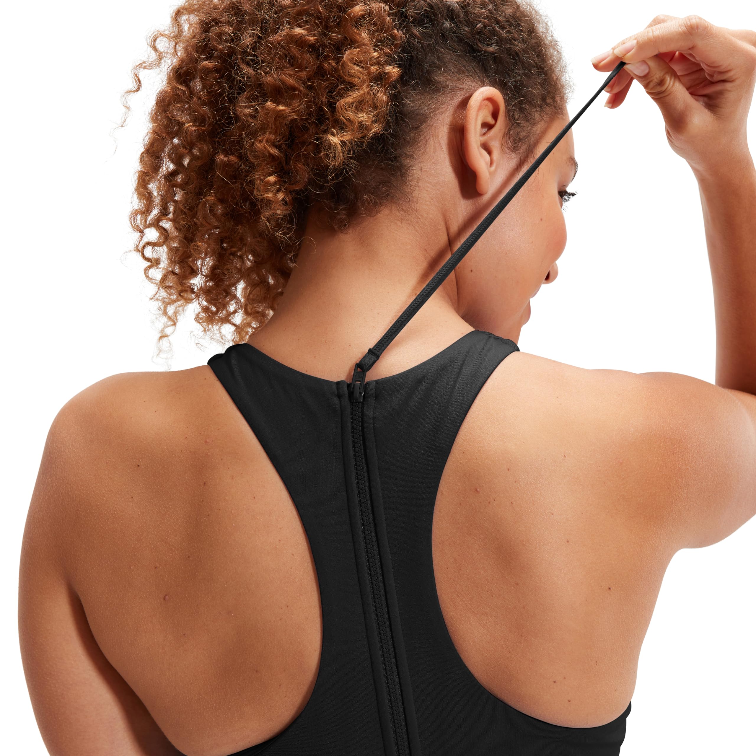 Speedo Damen Racer-Reißverschluss