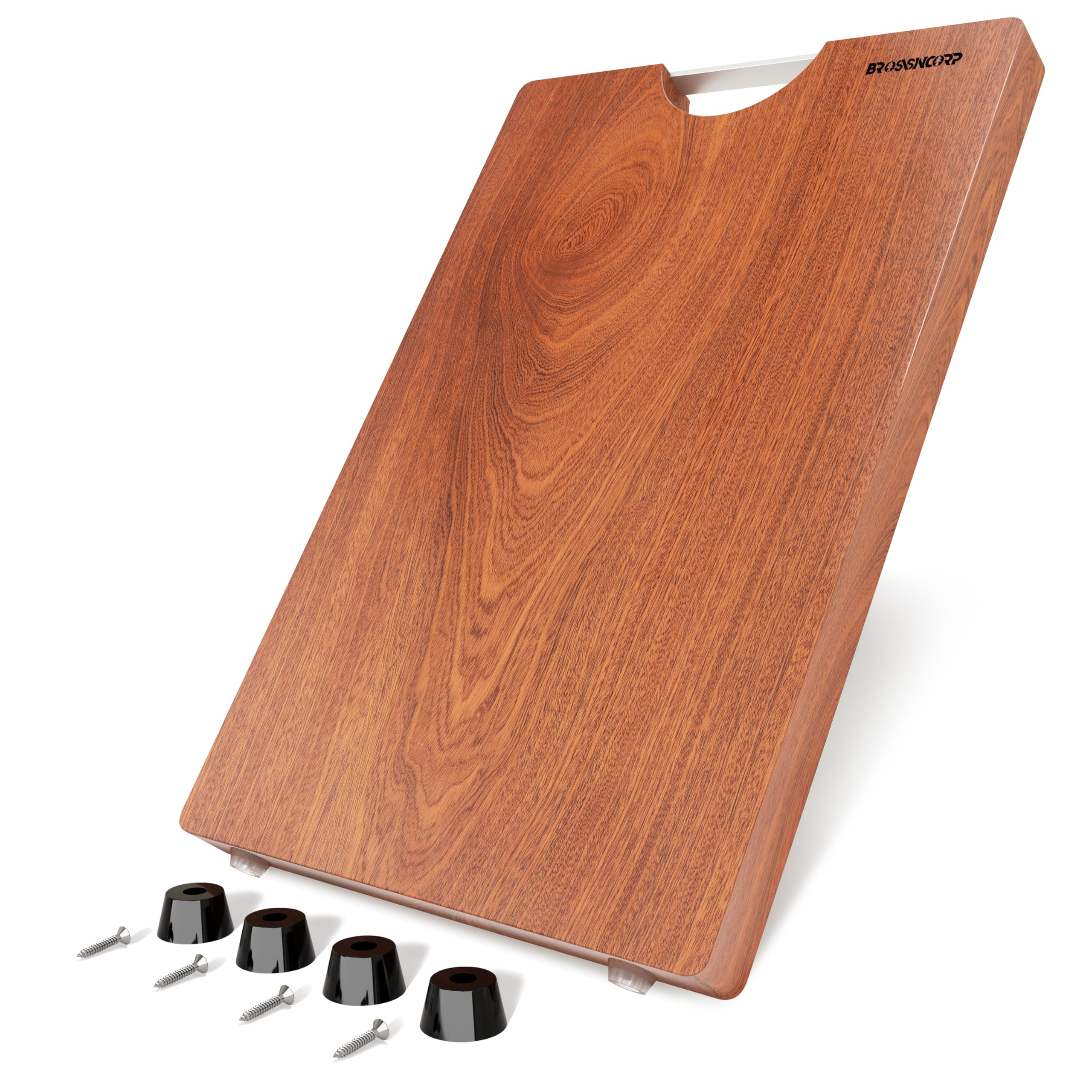 Amazon.com: Brosisincorp Solid Sapele Wood Cutting Board - X-Large
