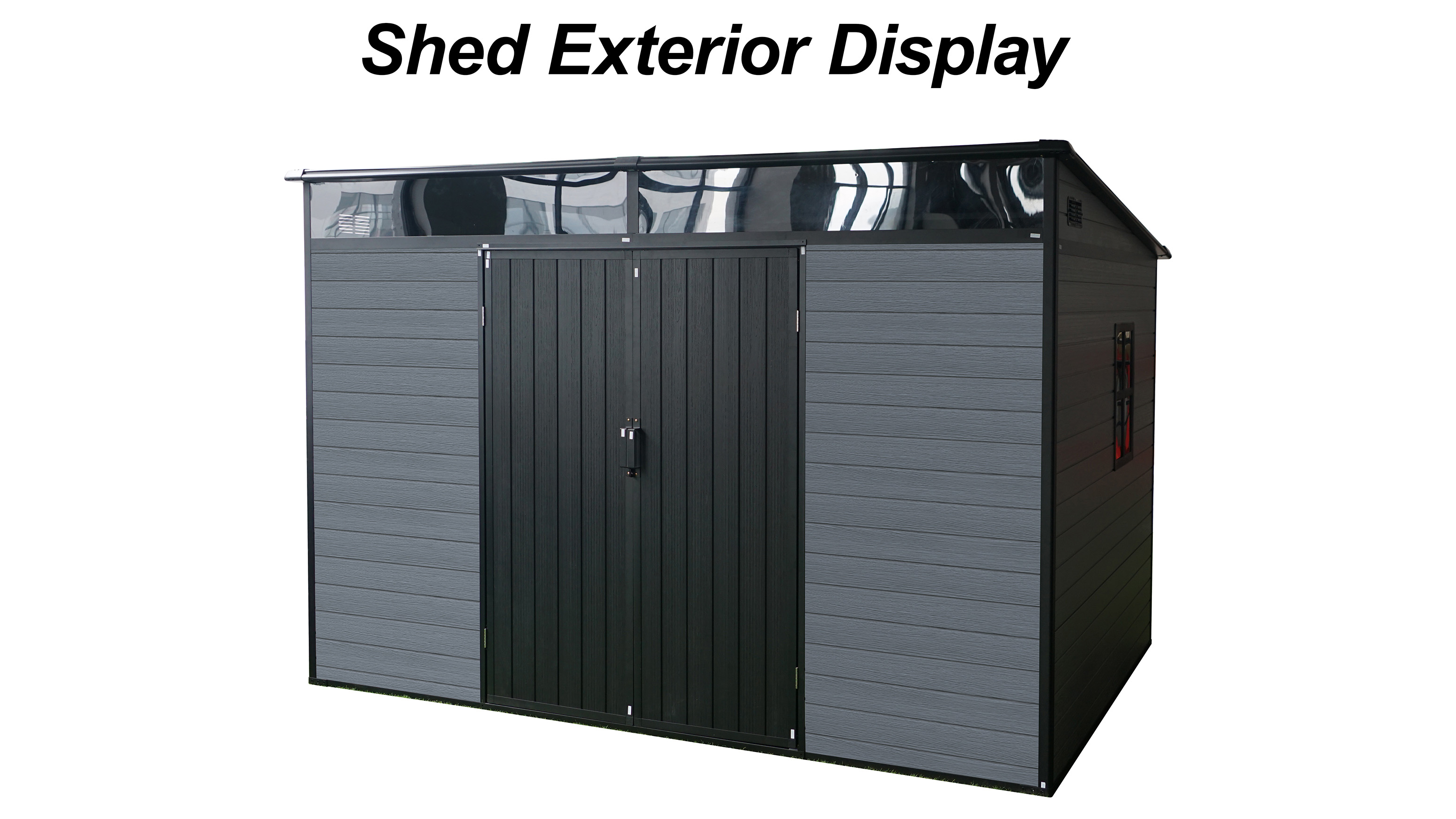 Amazon.com : Jaxenor 10x7ft Lean to Shed with Floor, Resin Storage