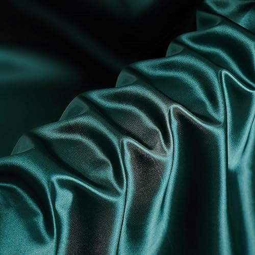 Miniatura 1 de Tela de satén sedoso de oro rosa de 5 yardas de 63 pulgadas de ancho para bodas, decoración, fiesta, moda, ropa, manualidades, costura